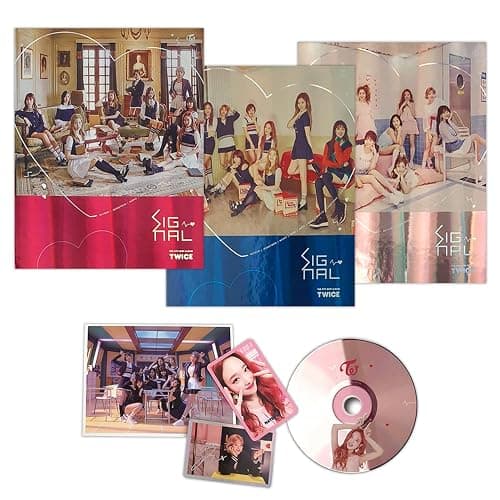 TWICE - 4th Mini Album SIGNAL Random Ver. Cover + Photobook + Photocard + Photo R + Gift - Image 1