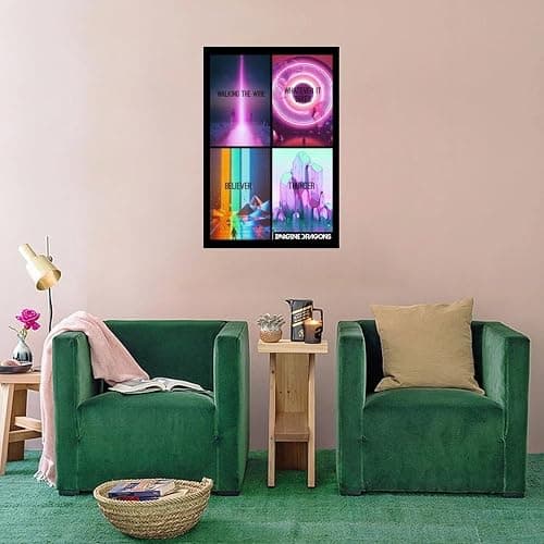 SQSXCKIQ Imagine Dragons (2) Canvas Poster Bedroom Decor Office Room Decor Gift Unframe-style 12x18inch(30x45cm) thumbnail 4