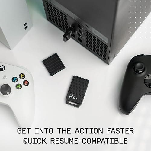 WD_Black 1TB C50 Storage Expansion Card, Officially Licensed for Xbox – Quick Resume, Plug & Play, NVMe SSD Expansion for Xbox Series X|S Gaming Consoles - WDBMPH0010BNC-WCSN thumbnail 7
