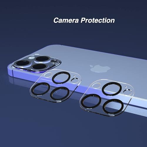 Ailun 3 Pack Camera Lens Protector for iPhone 16 Pro / 14 Pro & iPhone 16 Pro Max / 14 Pro Max,Tempered Glass,9H Hardness,Anti-Scratch,Case Friendly[Does not Affect Night Shots] thumbnail 2