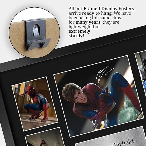 HWC Trading Andrew Garfield Spider-Man Gifts Printed Signed Autograph Picture Display for Movie Memorabilia Fans - 16" x 12" Framed thumbnail 5