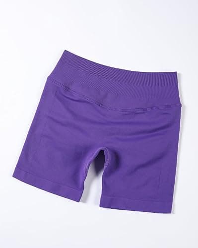 AUROLA Influence Workout Shorts for Women,2.5 3.5 4.5 5.5 6.5 No Roll Up Squat Proof Scrunch Seamless Compression Gym Short thumbnail 3