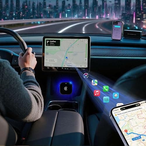 Yizro Wireless CarPlay Adapter for Apple iPhone ＆Android（2025-2026 Upgrade） Small Size, Plug and Play, Fast and Stable Connection Wireless Adapter for CarPlay＆Android thumbnail 4