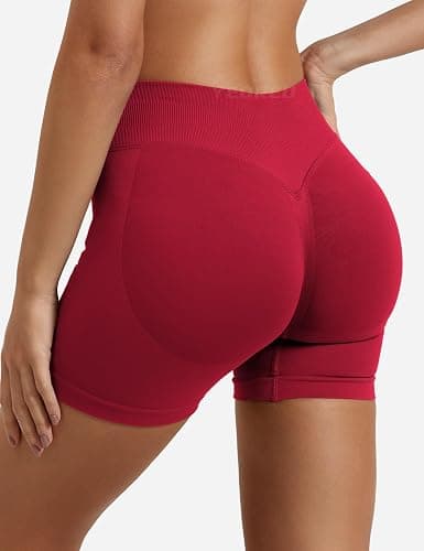 YEOREO Women Workout Gym Impact Shorts Hidden Scrunch Butt Lifting 3.6"/4.5"/6" Seamless Shorts thumbnail 3