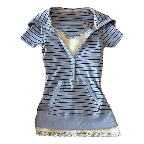 Y2k Grunge Shirts Alt Emo Clothes Women Vintage Graphic Tees 2000s Tops Teen Girls Whimsical Goth Short Sleeve Top - Image 1