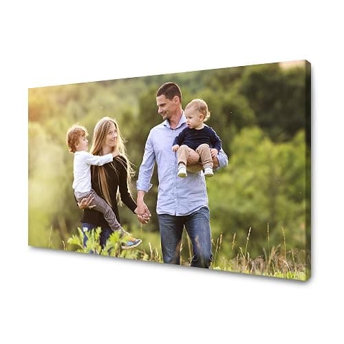 GP TONER Ihr FOTO auf Leinwand Personalisierte Foto Ihr eigenes Bild auf Leinwand mit Holzrahmen Kunstdruck Bild Foto 100x70 cm thumbnail 2