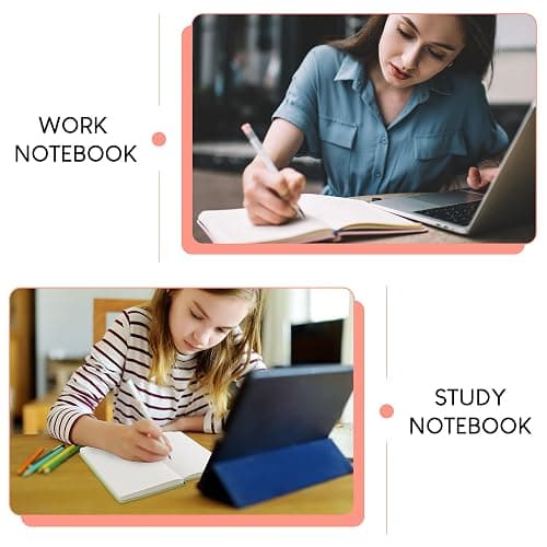 STATIONERY ISLAND A5 Lined Notebook, Journal Lined Hardcover with 120gsm Premium Thick Paper, 180 Pages Hardback Ruled Journal Notebook for Writing, Working, Study, Planning, Diary, Journaling thumbnail 4