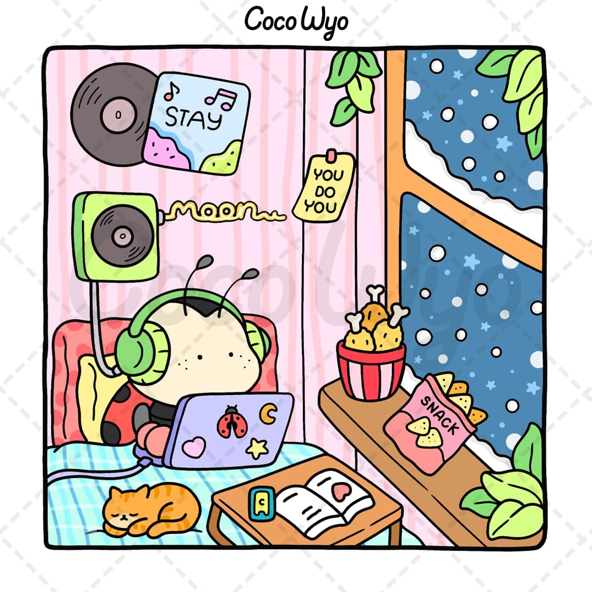 Cozy Friends: Coloring Book for Adults and Teens Featuring Super Cute Animal Characters with Easy and Simple Designs for Relaxation thumbnail 4