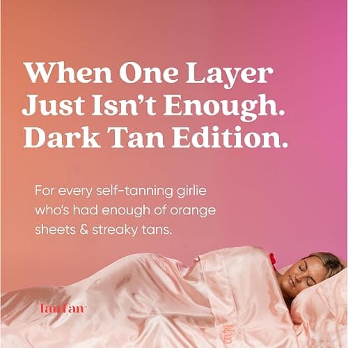 Tan Fan Self Tan Sleep Sac for Dark Tanners – Stop Fake Tanner Staining Sheets Overnight - Thicker Underlay Sleep Sac for Ultra Dark Spray or Lotion - Lightweight, Cooling thumbnail 2