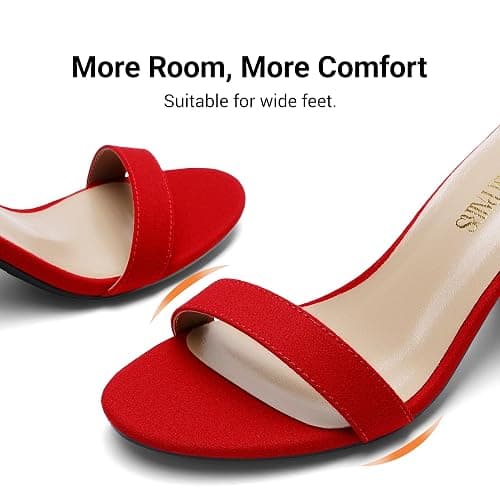 DREAM PAIRS Women's Chunk Low Heel Pump Sandals thumbnail 5
