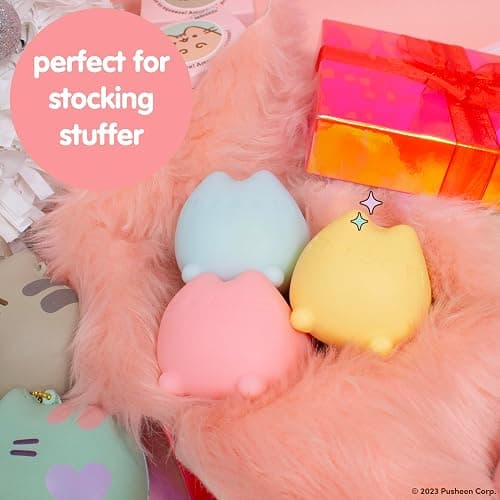Hamee SquiSHU Laydown Pusheen the Cat - 1 Pc. (Mystery - Blind Box) | Pull Stretchy Dough Fidget Squishy Sensory Toy Soft Squeeze Ball Hand Therapy Relaxing Calming Soothing Gift for Kids, Adults thumbnail 8