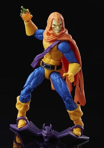 Spider-Man Marvel Legends Series 15 cm Hobgoblin Action Figure Toy, Toy Biz Inspired Design, Includes 3 Accessories: Glider, Pumpkin Bomb, Satchel thumbnail 2