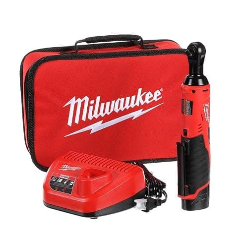Milwaukee 2457-21 3/8-in Cordless M12 Lithium-Ion Ratchet Kit (Ratchet Kit w/Tool Bag) - Image 1