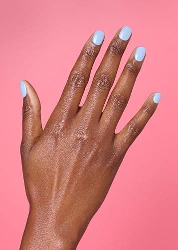 ohora Semi Cured Gel Nail Strips (N Cream Sky) - Blue, Solid, Works with Any UV/LED Lamps, Salon-Quality, Long Lasting, Easy to Apply & Remove - Includes 2 Prep Pads, Nail File & Wooden Stick thumbnail 2