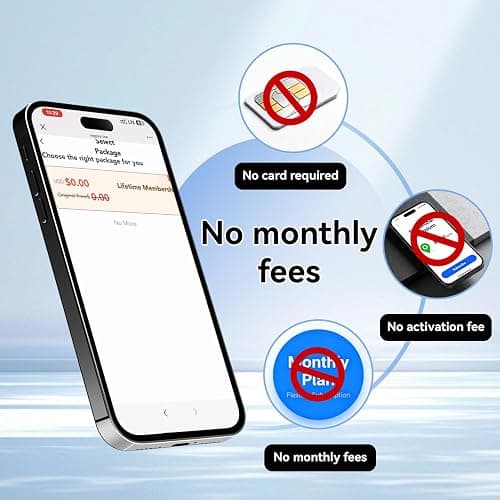 2026 GPS Tracker for Vehicles, Cars & Kids–Real-Time Tracking with Worldwide Coverage | No Monthly Fee & No SIM Needed | IP67 Waterproof | Long Battery Life | Compatible with iPhone & Android thumbnail 4