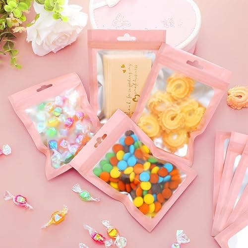 Leelosp 2280 Pcs Pink Thank You Cards and Stickers Small Business Wedding Handmade Gifts Shipping Packaging Resealable Bracelet Jewelry Thank You for Supporting My Small Business Stuff Essential thumbnail 6