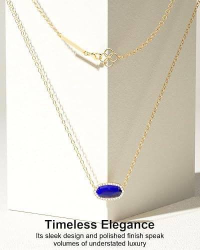 AICase 18K Gold Plated Pendant Necklace for Women,Fashion Jewelry,Anniversary Birthday Gifts for Women/MoM/Sister/Friends/Her/Wife/Grandma/Coworker Mother's Day gifts for MoM thumbnail 6