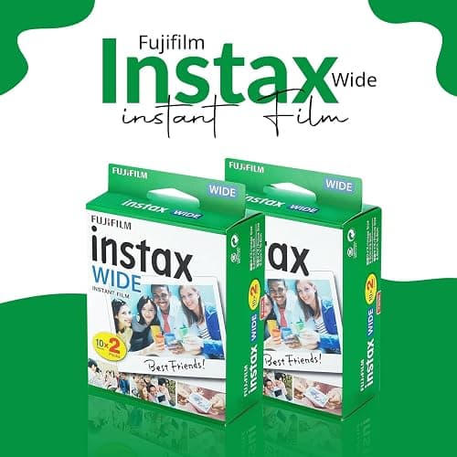 Fujifilm Instax Wide Instant Films for Fuji Instax Wide (40 Exposures) + BluebirdSales Microfiber Cleaning Cloth thumbnail 2