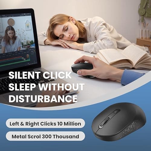 TECKNET Wireless Mouse, Bluetooth Mouse  thumbnail 4