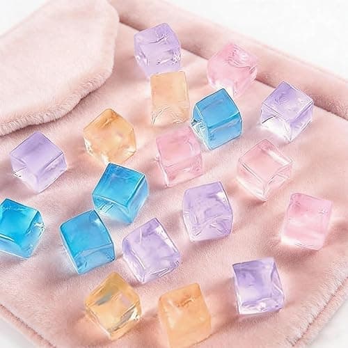 MAIKAOZAI 10Pcs Squishy Cube,Stress Balls for Adults, Fidget Sensory Toy, Cube for Anxiety Relief, Soft & Durable Squishy Fidget Toys for Office & Home thumbnail 2