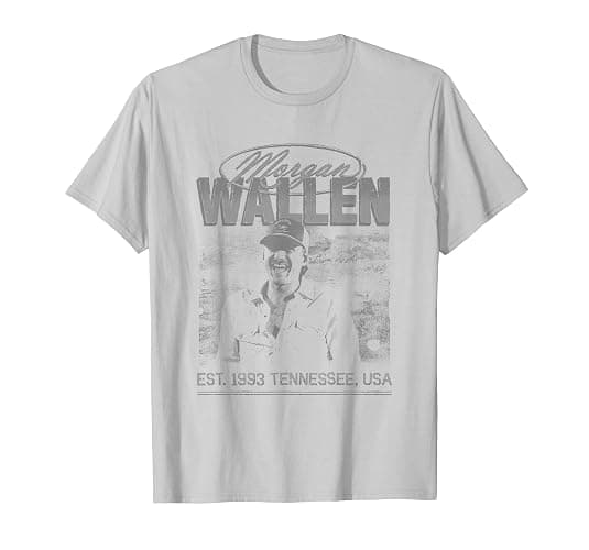 Official Morgan Wallen Est 1993 T-Shirt Tees for Men and Women - Image 1