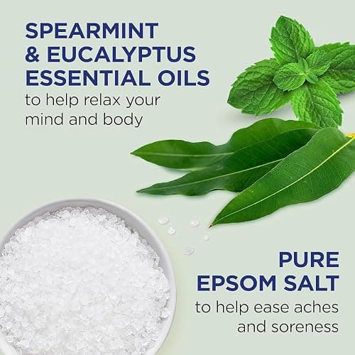 Dr Teal's Epsom Salt Magnesium Soak, Relax & Relief with Eucalyptus & Spearmint Essential Oils, 3 lbs thumbnail 4