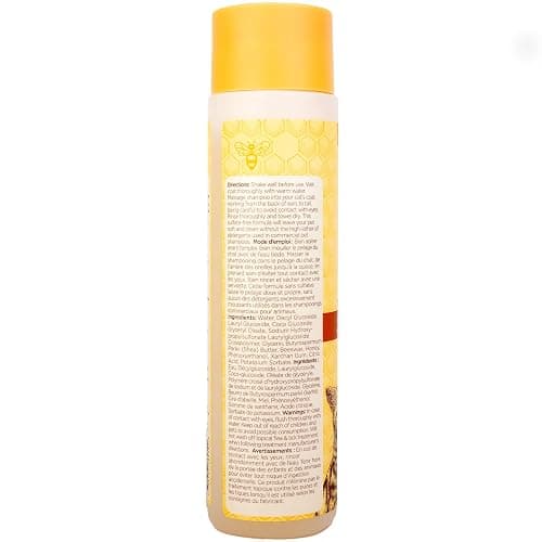 Burt's Bees for Pets Hypoallergenic Cat Shampoo with Shea Butter and Honey, Gentle Formula for Indoor Cats with Dry or Sensitive Skin, pH Balanced, Fragrance-Free, 10 Fl Oz thumbnail 10