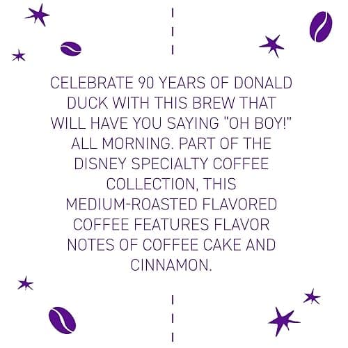 Joffrey’s Coffee - Disney Donald Duck 90th Anniversary Blend, Disney Specialty Coffee Collection, Arabica Ground Coffee, Artisan Medium Roast, Rich & Smooth Taste (Ground, 11oz) thumbnail 5