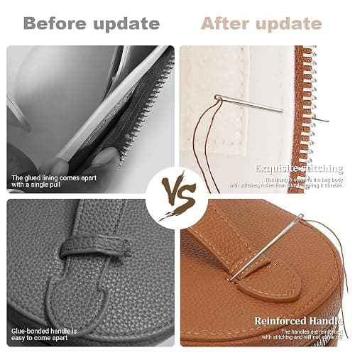 YFGBCX Makeup Bag Vanity Case with Removable Divider Travel Toiletry Bag Portable Cosmetic Bag Makeup Organizer Case thumbnail 5