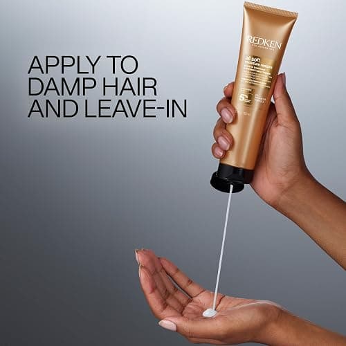 Redken All Soft Moisture Restore Leave-In Treatment For Dry, Brittle Hair - Hair Treatment For Humidity, Heat and Frizz Protection thumbnail 7