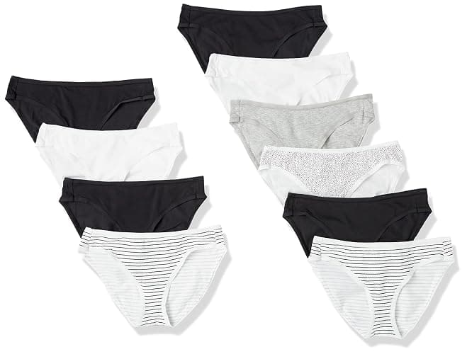 Amazon Essentials Womens Cotton Bikini Brief Underwear (Available in Plus Size) - Image 1