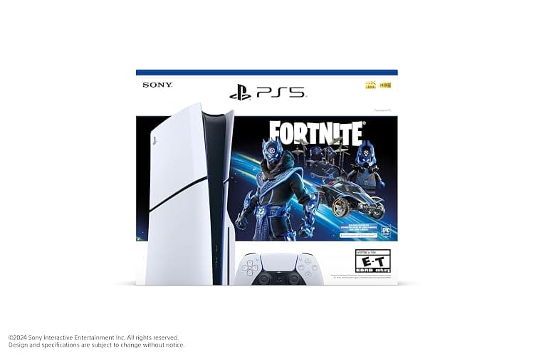 PlayStation PS5 Console - Fortnite Cobalt Star Disc Edition thumbnail 2