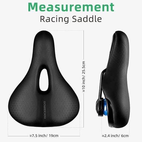 ROCKBROS Bike Seat Memory Foam Bike Saddle Comfortable Waterproof for City Mtb Racing Bikes thumbnail 5