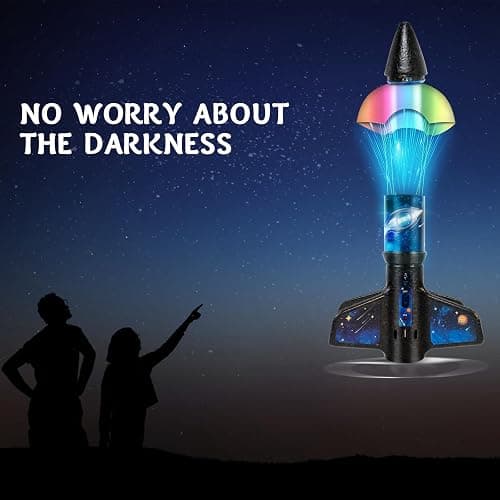 Rocket Launcher for Kids -200 Feet of Flight Altitude, Auto Electric Rocket Toys with Safe Parachute, Outdoor Summer Yard Toys Easter Birthday Gifts for Boys & Girls Age 6 7 9 10 12 8-13 Years Old thumbnail 7