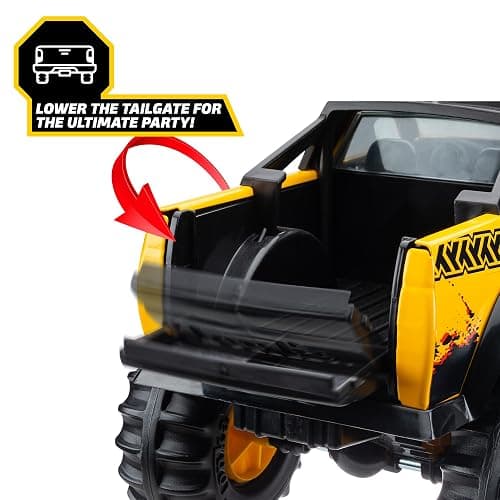 Tonka Steel Classics 4x4 Pickup Truck - Made with Steel & Sturdy Plastic, Yellow Toy Construction Truck, Boys and Girls, Kids, Toddlers, Ages 3+ thumbnail 6