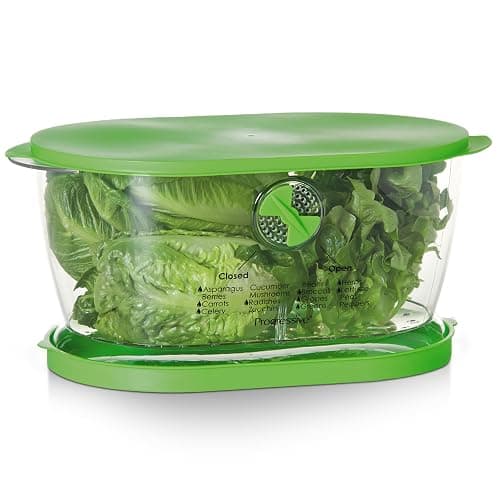 Prep Solutions by Progressive Lettuce Keeper Produce Storage Container, 4.7 Quarts, Green (LKS-06) - Image 1