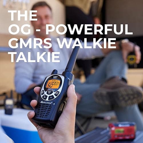 Midland GXT1000VP4 GMRS Two-Way Radios with Headsets, Black, 2 Pack | 50 Channels, 142 Privacy Codes, Up to 36 Mile Long Range, JIS4 Water Resistant, NOAA Weather Alert, Rechargeable NiMH thumbnail 2