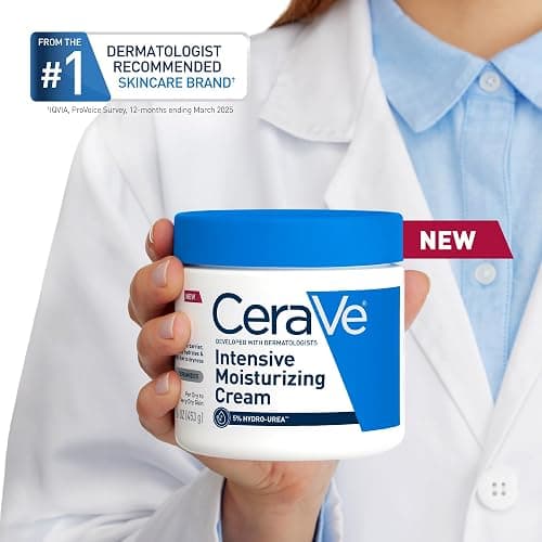 CeraVe Intensive Moisturizing Cream, Body Moisturizer With Shea Butter, 72H Hydration + Skin Barrier Repair, Fragrance-Free Body Lotion For Extremely Dry Skin, 19oz thumbnail 9