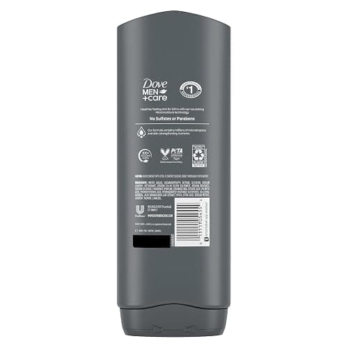 DOVE MEN + CARE Body wash Mixed 4 count For Hydrated, Smooth Skin 18 fl oz thumbnail 2