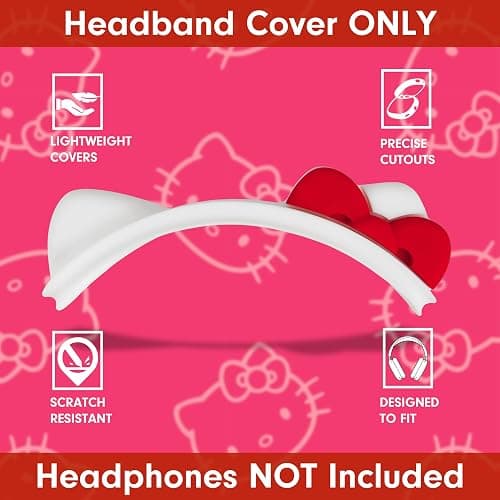 Sonix x Sanrio Hello Kitty Headband Cover for AirPods Max | Silicone Cute Cat Ears Protective Accessory for Headphones Headband | Compatible with Apple AirPods Max | Hello Kitty White thumbnail 3