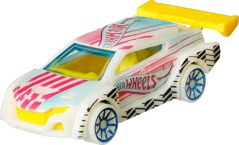 Hot Wheels Toy Monster Trucks 10-Pack of Glow-in-the-Dark 1:64 Scale Vehicles, GITD Set of 5 Trucks & 5 Cars, Play Vehicles for Kids & Collectors thumbnail 6