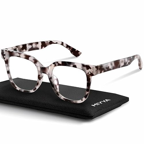 miyya Blue Light Glasses for Women & Men – Oversized UV & Blue Light Blocker Chunky Frames, Stylish Eyewear Accessories - Image 1