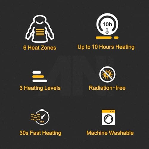 ANTARCTICA GEAR Heated Jacket - Black thumbnail 6