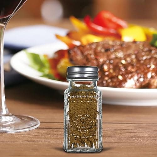 Wongblee 2 Pack Glass Salt and Pepper Shakers Set, Vintage Spice Shakers for Dining Room Table, Kitchen, Restaurant (Sunflower Style) thumbnail 7
