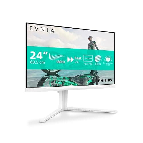 Philips 24M2N3201A - 23.8 inch Full HD gaming monitor, 180 Hz, 1ms GtG, FreeSync Prem., G-Sync comp. (1920x1080, 2x HDMI, DisplayPort) white - Image 1