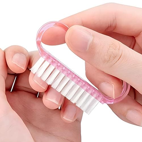 12-Pack Handle Grip Nail Brush(assorted color), Fingernail Scrub Cleaning Brushes for Toes and Nails Cleaner, Pedicure Brushes for Men and Women thumbnail 2