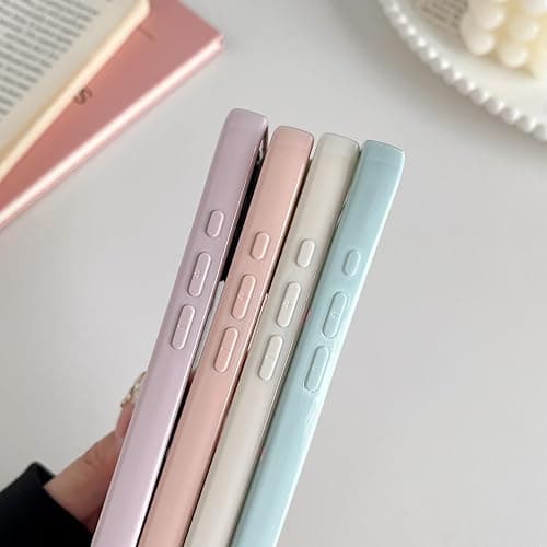 ZTOFERA Hülle für iPhone 13 Pro, Niedliche Coole Band Schleife Weiches Silikon Handyhülle, Schlank Leichte Stoßfest Bumper Schutzhülle für iPhone 13 Pro 6,1"- Beige thumbnail 4