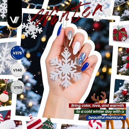 VANREESA 60 Pcs Gel Nail Polish Set 55 Colors Spring Summer Fall Winter Gel Polish with Base Coat Glossy & Matte & Silver & Golden Top Coat Nail Kit Gifts for Women Girls Nail Art Salon at Home thumbnail 6