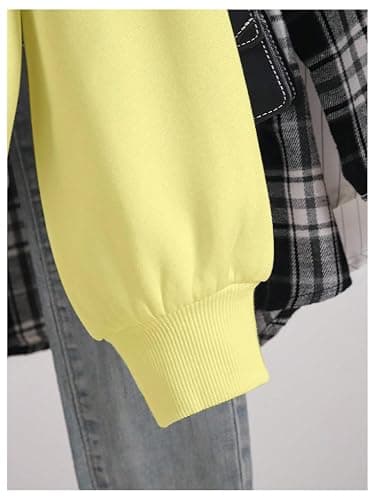 Verdusa Women's Fruit Print Collared Oversized Sweaters Half Zip Pullover Fall Knit Tops thumbnail 5