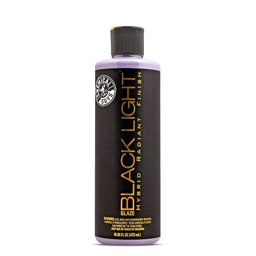 Chemical Guys Black Light Hybrid Radiant Finish - Premium Glaze and Sealant for Black and Dark Colored Cars - Enhances Depth, Gloss and Protection on Cars, Trucks, SUVs and More, 16 fl oz Bottle - Image 1